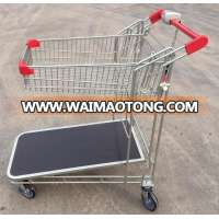 2016 unfold flat hand trolley with one metal basket